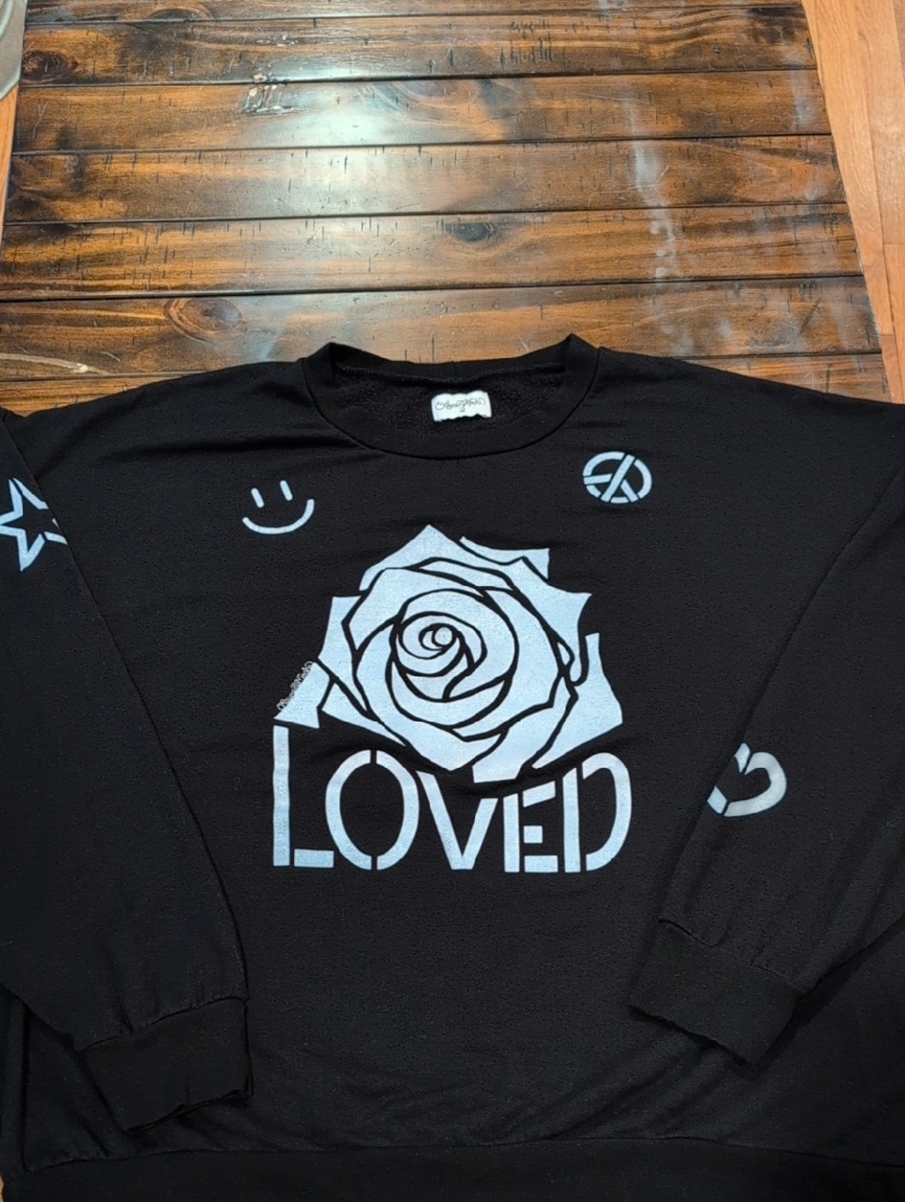 Lauren Moshi Loved Graphic Sweatshirt